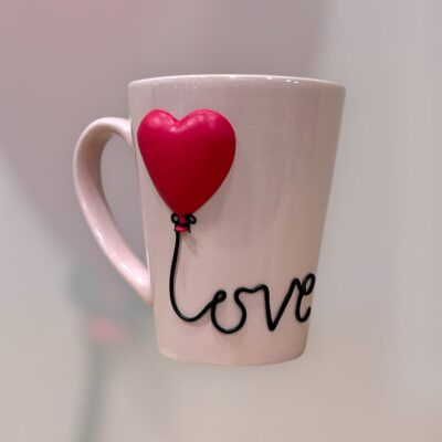Κούπα fimo «love baloon»