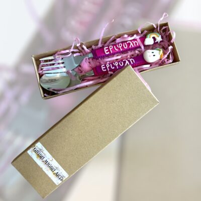 Fimo spoon «unicorn-rainbow»