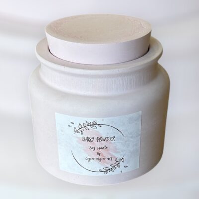 Κερί σόγιας σε δοχείο«BABY POWDER»