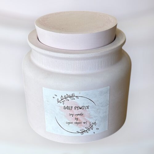 Κερί σόγιας σε δοχείο«BABY POWDER»