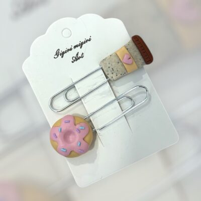 Σετ σελιδοδείκτες Donut-ποτήρι καφέ/σοκολάτας