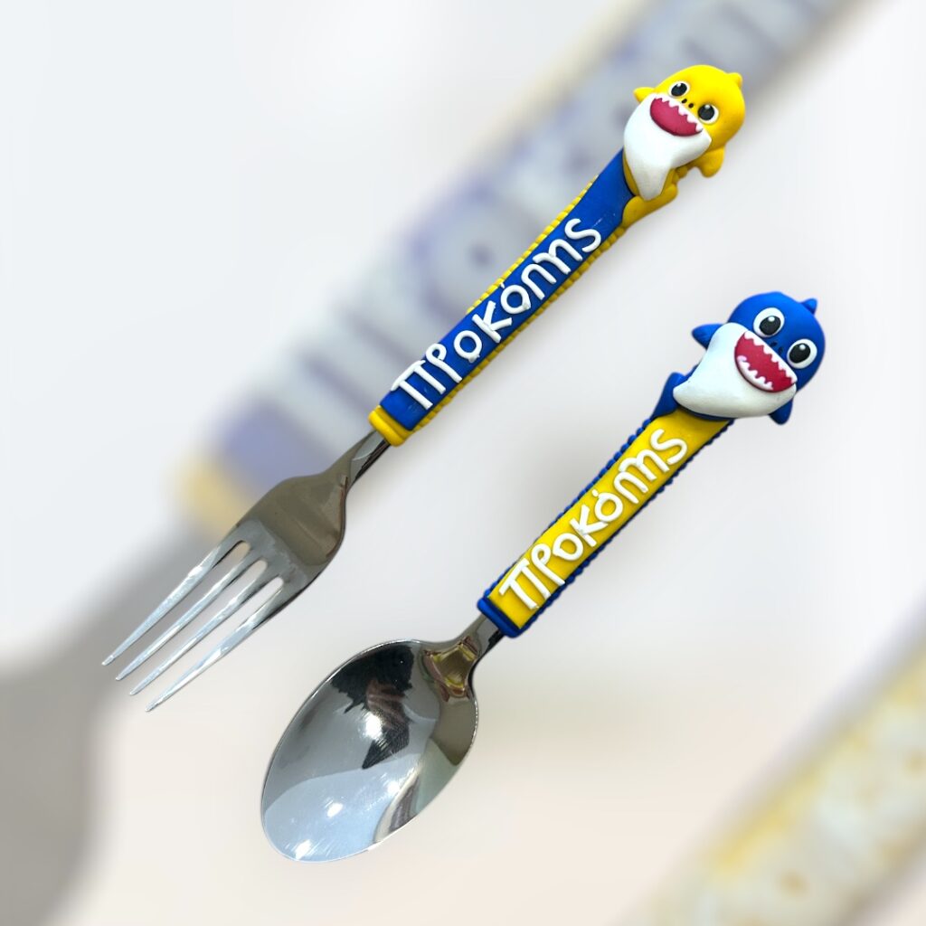 Fimo spoon «Baby shark»