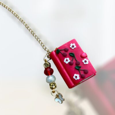 Σελιδοδείκτης fimo book ''Cherry''