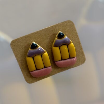 Σκουλαρίκια fimo''Pencils''