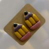 Σκουλαρίκια fimo''Pencils''