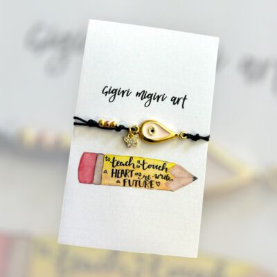 Βραχιόλι charm ''Drop'' black